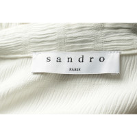 Sandro Top Viscose in Cream
