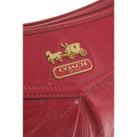 Coach Handbag Patent leather in Fuchsia