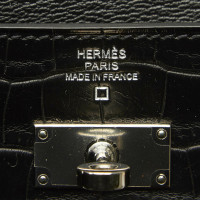 Hermès Kelly Wallet in Pelle in Nero
