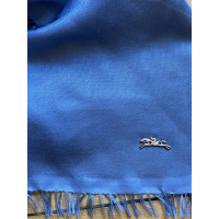Longchamp Sciarpa in Cashmere in Blu