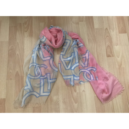 Chanel Scarf/Shawl Cashmere in Pink