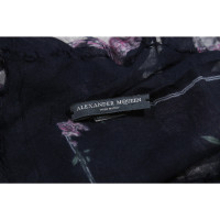 Alexander McQueen Echarpe/Foulard en Bleu