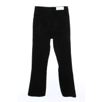 Re/Done Paire de Pantalon en Coton en Noir