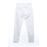 Re/Done Jeans aus Baumwolle in Weiß