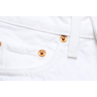 Re/Done Shorts aus Baumwolle in Weiß