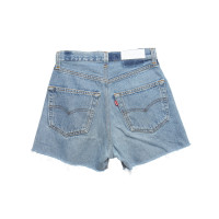 Re/Done Shorts Cotton in Blue