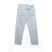 Re/Done Jeans in Cotone in Blu