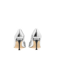 Sergio Rossi Pumps/Peeptoes Leather in Silvery