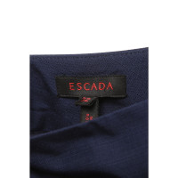 Escada Paire de Pantalon en Soie en Bleu