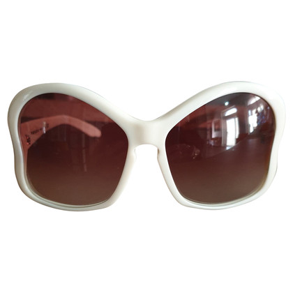 Prada Sonnenbrille in Weiß