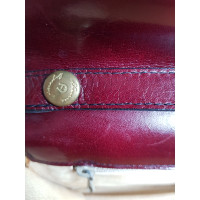 Aigner Shoulder bag Leather in Bordeaux