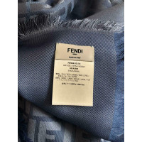 Fendi Sjaal in Blauw