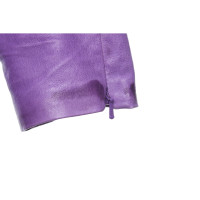Balenciaga Trousers Leather in Violet