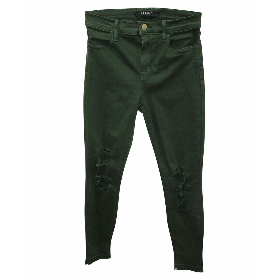 J Brand Jeans Katoen in Groen