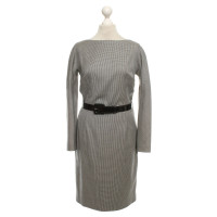 Christian Dior Kleid in Schwarz/Weiß