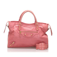 Balenciaga City Bag en Cuir en Rose/pink