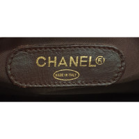 Chanel Reisetasche aus Leder in Braun