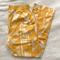 Liviana Conti Trousers Cotton in Yellow