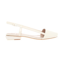 Tory Burch Sandals Patent leather in Cream