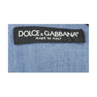 Dolce & Gabbana Capispalla in Cotone in Blu