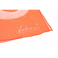 Fabric Frontline Schal/Tuch aus Seide in Orange