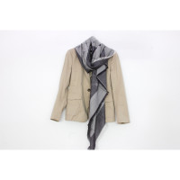 Max Mara Blazer en Coton en Beige