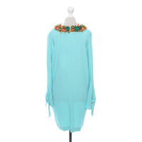 Msgm Dress in Turquoise