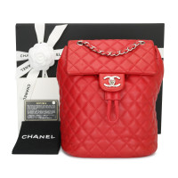 Chanel Urban Spirit Backpack en Cuir en Rouge