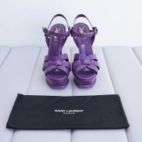 Saint Laurent Sandals Patent leather in Violet
