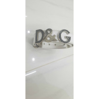 D&G Cintura in Pelle in Bianco