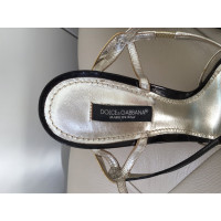 Dolce & Gabbana Sandalen Leer in Zwart