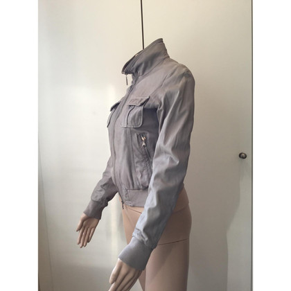Baldinini Jacket/Coat Leather in Grey