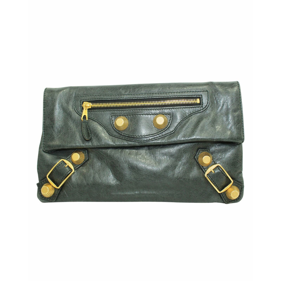 Balenciaga Clutch en Cuir en Noir