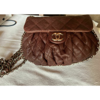 Chanel Chain Around Flap Leather in Brown