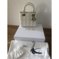 Dior My ABCDior Lady Dior 20cm Leer in Crème
