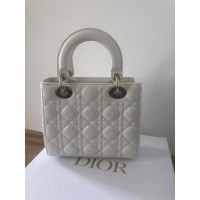 Dior My ABCDior Lady Dior 20cm Leer in Crème