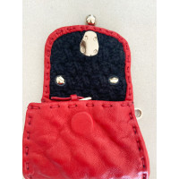 Ermanno Scervino Handtasche aus Leder in Rot