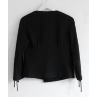 Chanel Veste/Manteau en Coton en Noir