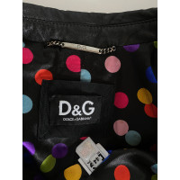 D&G Jacket/Coat Leather in Black