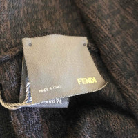 Fendi Schal/Tuch aus Wolle in Braun