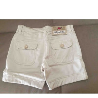 Blumarine Shorts Cotton in Cream