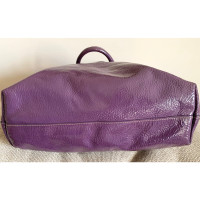 Prada Tote bag Patent leather in Violet