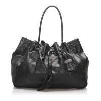 Prada Tote bag Leer in Zwart