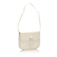 Yves Saint Laurent Borsa a tracolla in Pelle in Bianco