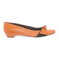 Miu Miu Slippers/Ballerinas Leather in Orange