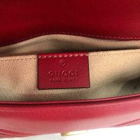 Gucci Marmont Bag in Pelle in Rosso
