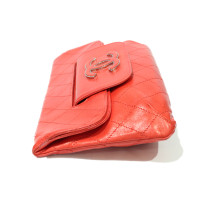 Chanel Clutch Leer in Rood