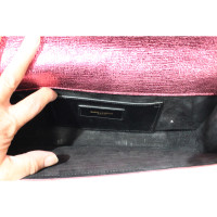 Saint Laurent Kate Clutch Leather in Pink