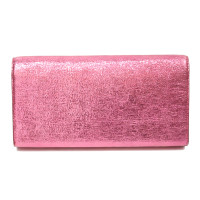 Saint Laurent Kate Clutch Leather in Pink