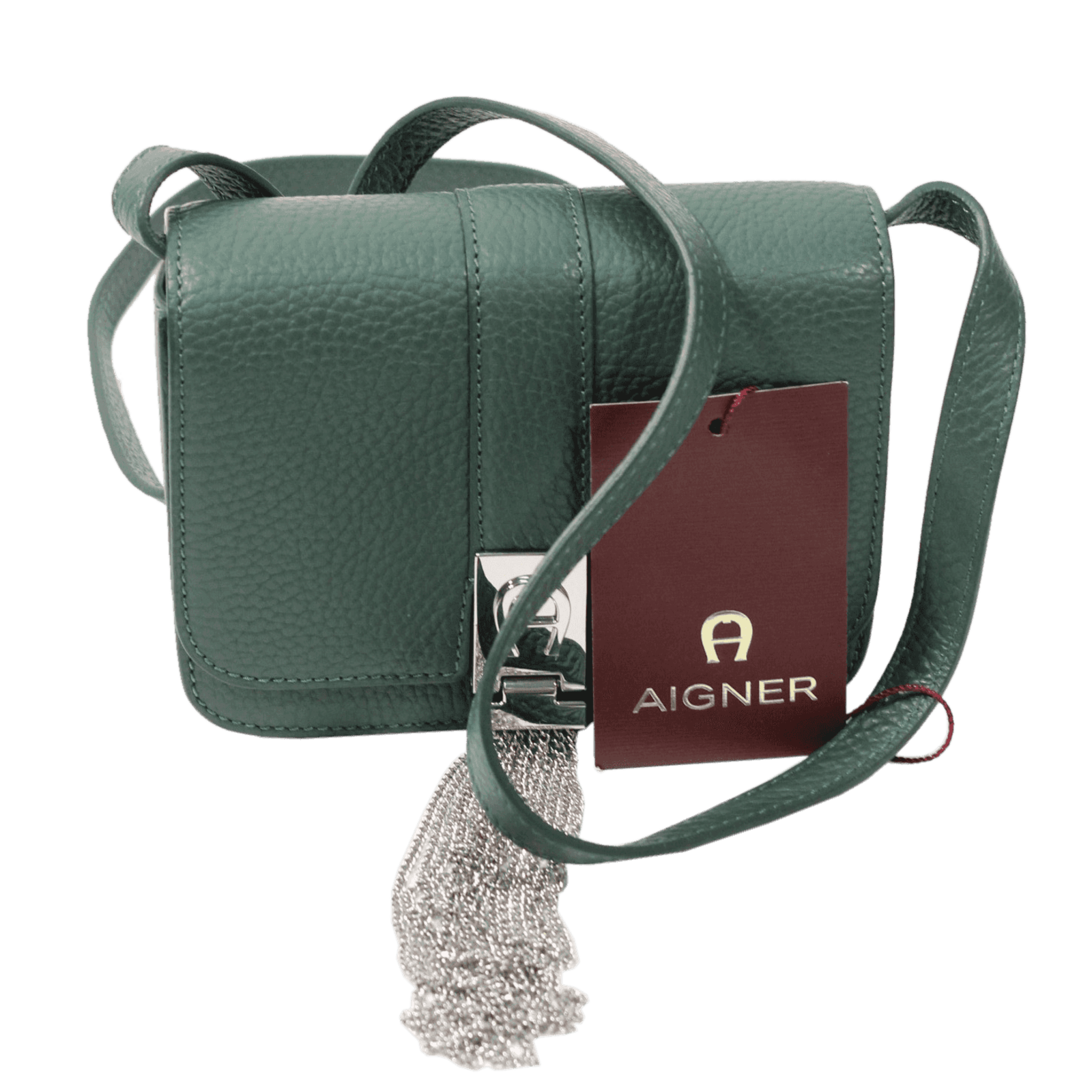 Aigner Clutch Bag Leather in Green - Second Hand Aigner Clutch Bag Leather  in Green buy used for 249€ (4528712)